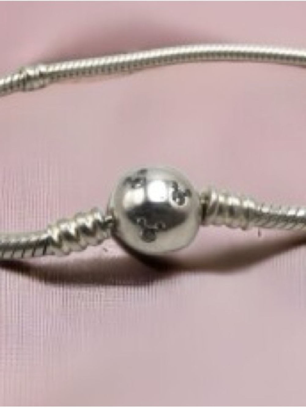 Pandora Disney Mickey Mouse  logo clasp bracelet